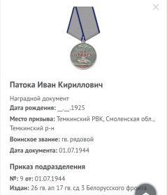 Медаль за отвагу