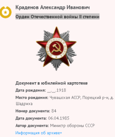 Орден Отечественной войны II степени
