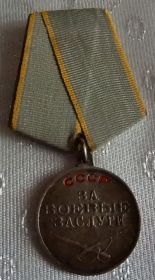 Медаль "За боевые заслуги" №2467296