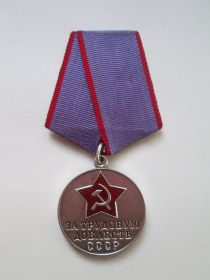 медаль «За трудовую доблесть»