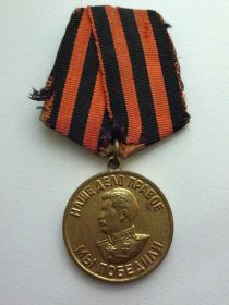 Медаль «За победу над Германией в Великой Отечественной войне 1941–1945 гг.»