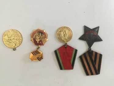 Орден славы, Юбилейные медали к 20 летию Победы, 25 летию Победы, 30 летию Победы