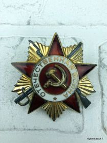 Орден «Великой Отечественной войны Первой степени»