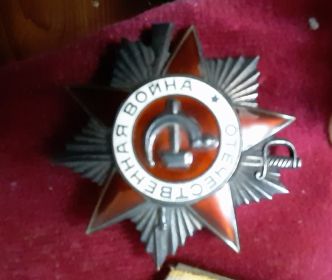 Медаль за боевые заслуги. Орден ВОВ