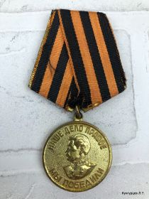 Медаль «За победу над Германией в Великой отечественной войне 1941-45гг.»