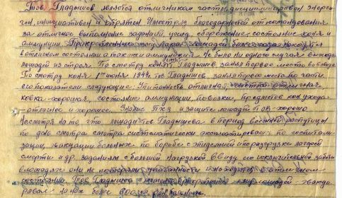 Награды: медаль "За оборону Сталинграда"; медаль "За боевые заслуги" (пр.ВС 65А № 363/н от 20.07.1944 г.)