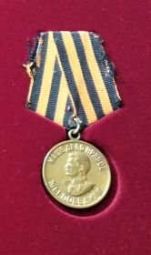 Медаль «За победу над Германией в Великой Отечественной Войне 1941 – 1945гг.»