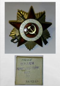 Орден "Отечественной войны II степени"