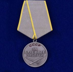 2 медали за Боевые заслуги, 14.02.1943 и 10.02.1945