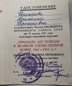 «Тридцать лет победы в Великой Отечественной Войне 1941-1945 гг.»