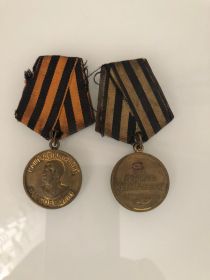 Медаль за взятие Кенигсберга, медаль за победу над Германией, медаль за победу над Японией