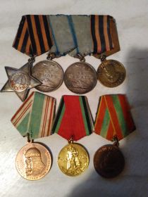 2 медали «За Отвагу», орден Александра Невского.