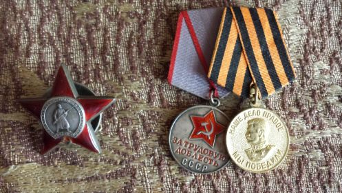 Орден Красной Звезды, Медаль «За победу над Германией в Великой Отечественной войне 1941–1945 гг.»