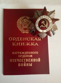 Орден Отечественной войны 2 степени № 2508493