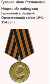 Медаль «За победу над Германией в Великой Отечественной войне 1941–1945 гг.»