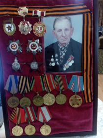 Награжден орденами красной звезды, орденами великой отечественной войны, медалями за отвагу и за освобождение Праги