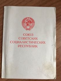 "За доблестный труд в в ВОВ 1941-945"