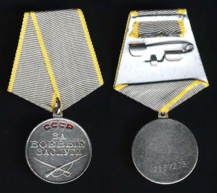 медаль «За боевые заслуги»