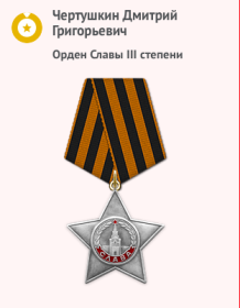 Орден Славы III степени