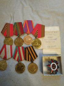 Орденами Великой Отественной войны 1 и 2 степени, орден Красной звезды, медаль За победу над Германией.