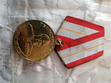Медаль Маршала Г.К. Жукова