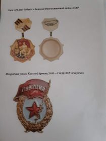 Нагрудный знак гвардия