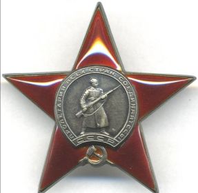 Орден " Красной звёзды"