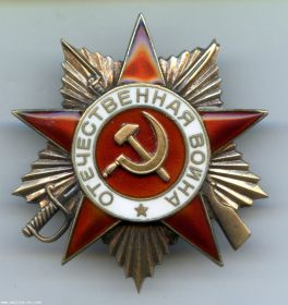 Орден Отечественной войны II степени, Медаль «За победу над Германией в Великой Отечественной войне 1941–1945 гг.»