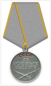 медаль за боевые заслуги, медаль за отвагу