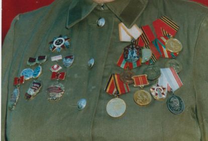 Орден Отечественной войны II степени и медаль "За Отвагу"