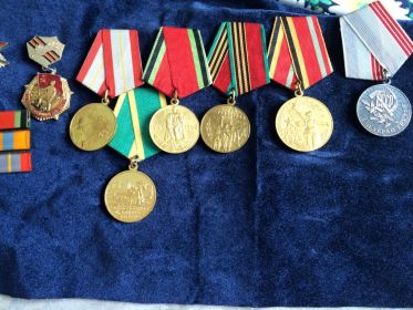 Медали «За победу над Германией» и юбилейные