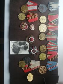 Медаль "За Отвагу", орден "Отечественная война"