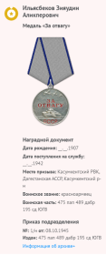 Медаль За победу над Германией в Великой Отечественной войне 1941-1945 г.г., Медаль За отвагу