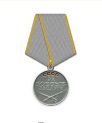 Медаль"За боевые заслуги "