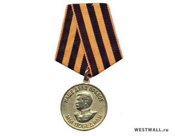 медаль За победу над германией