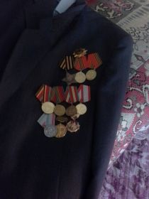 Орден Красной Звезды, Орден Отечественной Войны 1 степени, Орден Славы 3 степени, За отвагу, За боевые заслуги, За взятие Берлина, За освобождение Праги