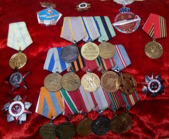 ордена, медали, юбилейные награды