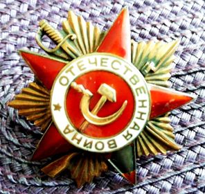 Медаль «За взятие Берлина» Медаль «За победу над Германией в Великой Отечественной войне 1941–1945 гг.» Орден Отечественной войны I степени