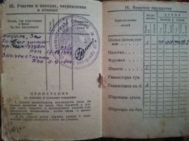 Медаль "За боевые заслуги" и значок "Отличник ПВО"