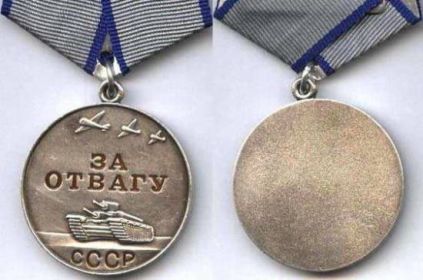 медаль "За отвагу","За поеду над Германией",тремя юбилейными медалями