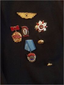 медалями за взятие Будапешта, Вены, орденом Великой Отечественной Войны и другими