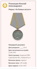 медаль За боевые заслуги