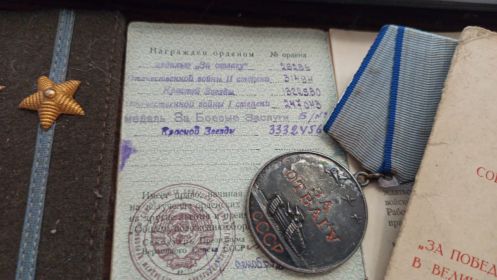 Медаль за отвагу № 25286