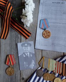 орден Отечественной Войны II степени; медали: «За оборону Ленинграда», «За оборону Москвы», «За победу над Германией в Великой