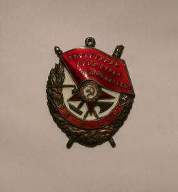 Орден боевого красного знамени.