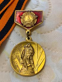 Орден Отечественной войны 1 степени, медаль за боевые заслуги, медаль за освобождения Севастополя, Новороссийска, Одесса и т. д.