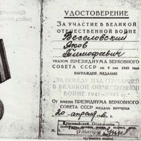 За победу над Германией В великой отечественной Войне 1941-1945