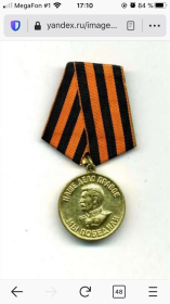 Медаль «За победу над Германией в Великую Отечественную войну 1941-1945 гг»