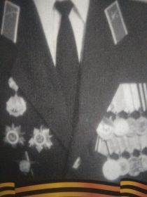 Ордена отечественной войны 1,2 степени, орден боевого красного знамени, медали