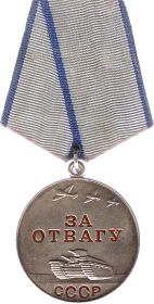 Был награждён медалью "За Отвагу"